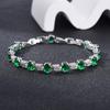 Корейская мода Полный бриллиантовый браслет из циркония Дамы продают Простой темперамент Джокер Флэш бриллиантовый браслет из циркония