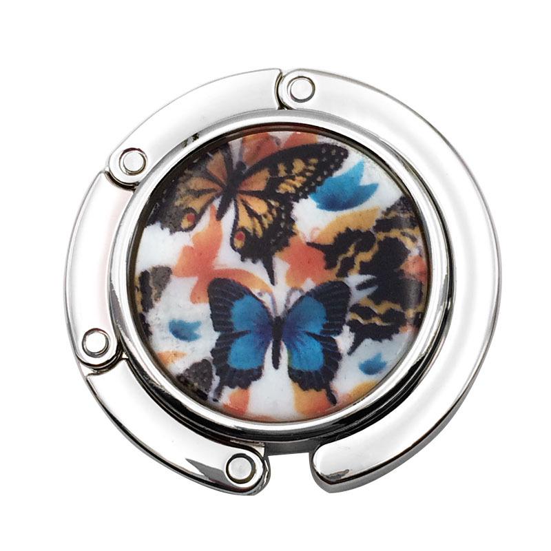 Креативный круглый складной крючок для сумки-ракушки - Плоский зажим-подвеска для края стола, аксессуары для сумки