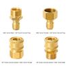 Pressure Washer Quick Connect Kit, 4 PCS M22 14mm To 3 8 Inch Hose Quick Connect Fitting Coupler, Brass Pressure Washer