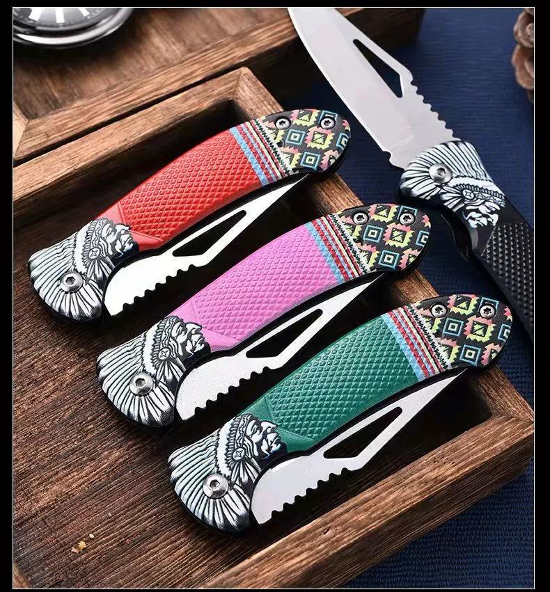 Складные лезвия из нержавеющей стали, маленькие карманные ножи, военные тактические ножи, многофункциональный инструмент, ручные инструменты для выживания и охоты и рыбалки, походный нож на открытом воздухе