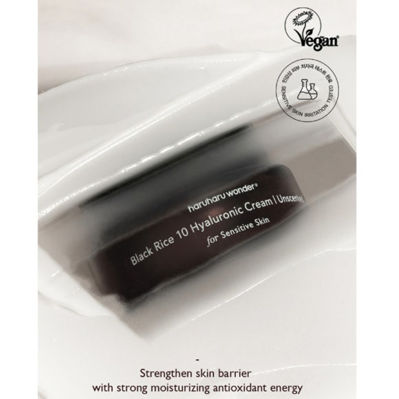 Haruharu Wonder Black Rice 10 Hyaluronic Unscented Cream For Sensitive Skin 50ml (3 Options)