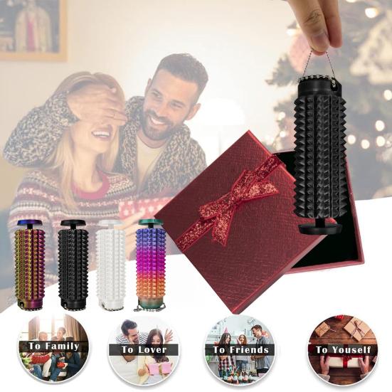 Брелок-шип для снятия тревоги, тихая сенсорная игрушка-непоседа уникальной формы барабана, брелок для снятия стресса