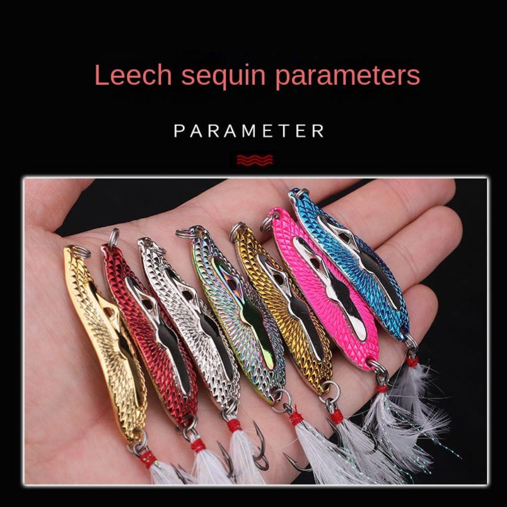 Gold Silver Fishing Lures Metal Bass Tackle New Trout Pike
