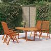 Day and Night - Day and Night Garden Dining Set 5 Pieces Solid Eucalyptus Wood