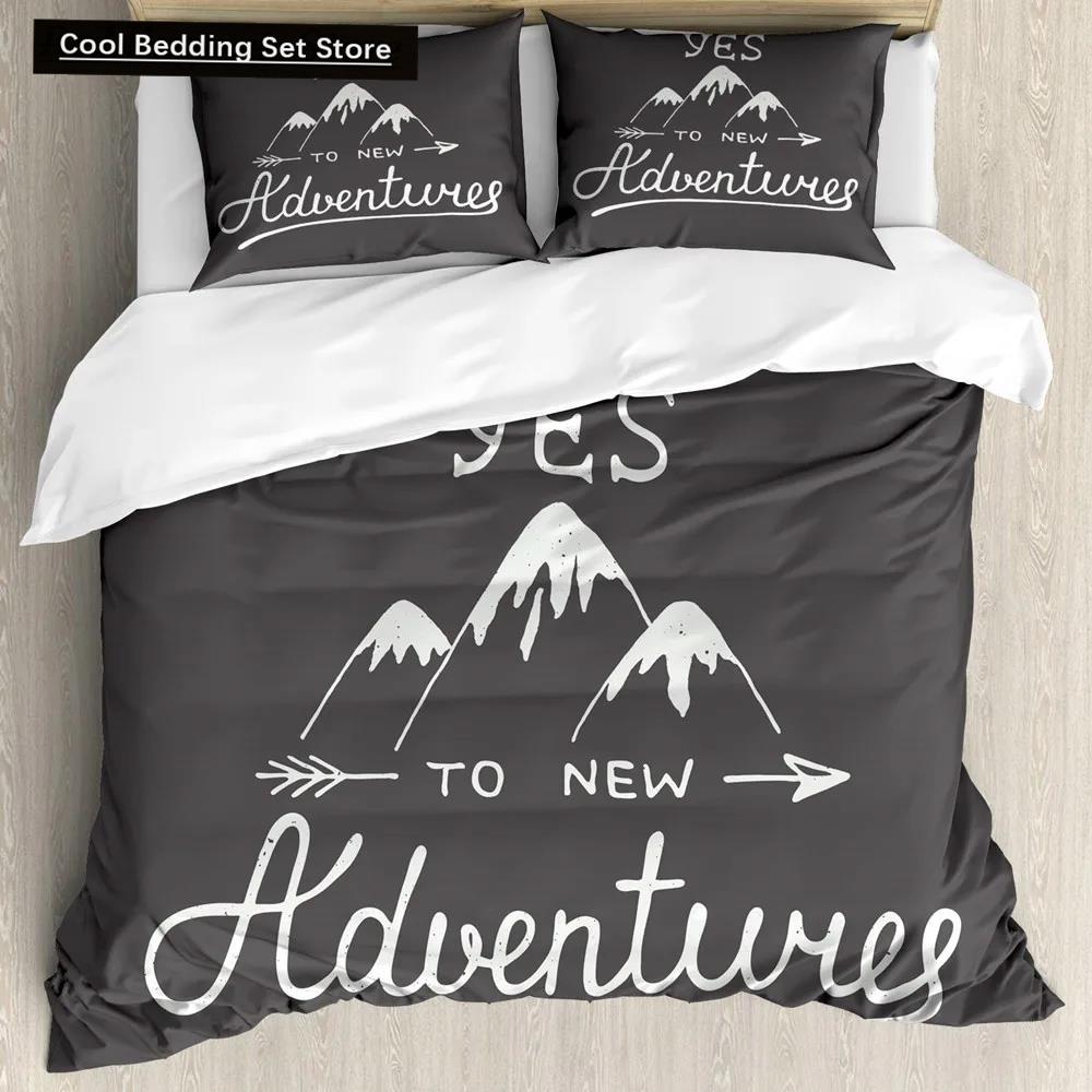 Комплект постельного белья Adventure с тематикой Wilderness Комплект постельного белья Double Queen King Size Комплект постельного белья из полиэстера Наволочка