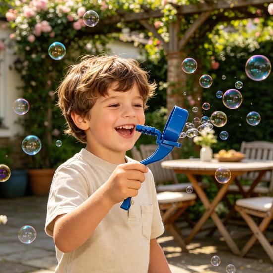 Soap Bubble Pipe Retro 3D Printed Bubble Blower Wand Novelty Toy for Kids Adults Outdoor Fake Bubble Pipe Stress Relief Toy for Parties Backyard