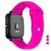 Sport strap For Amazfit GTS-GTR-4-3-2-2e-Mini-Pro-stratos 2 3 Silicone Bracelet for Amazfit bip-U-S-3-pro 20mm 22mm Watchband