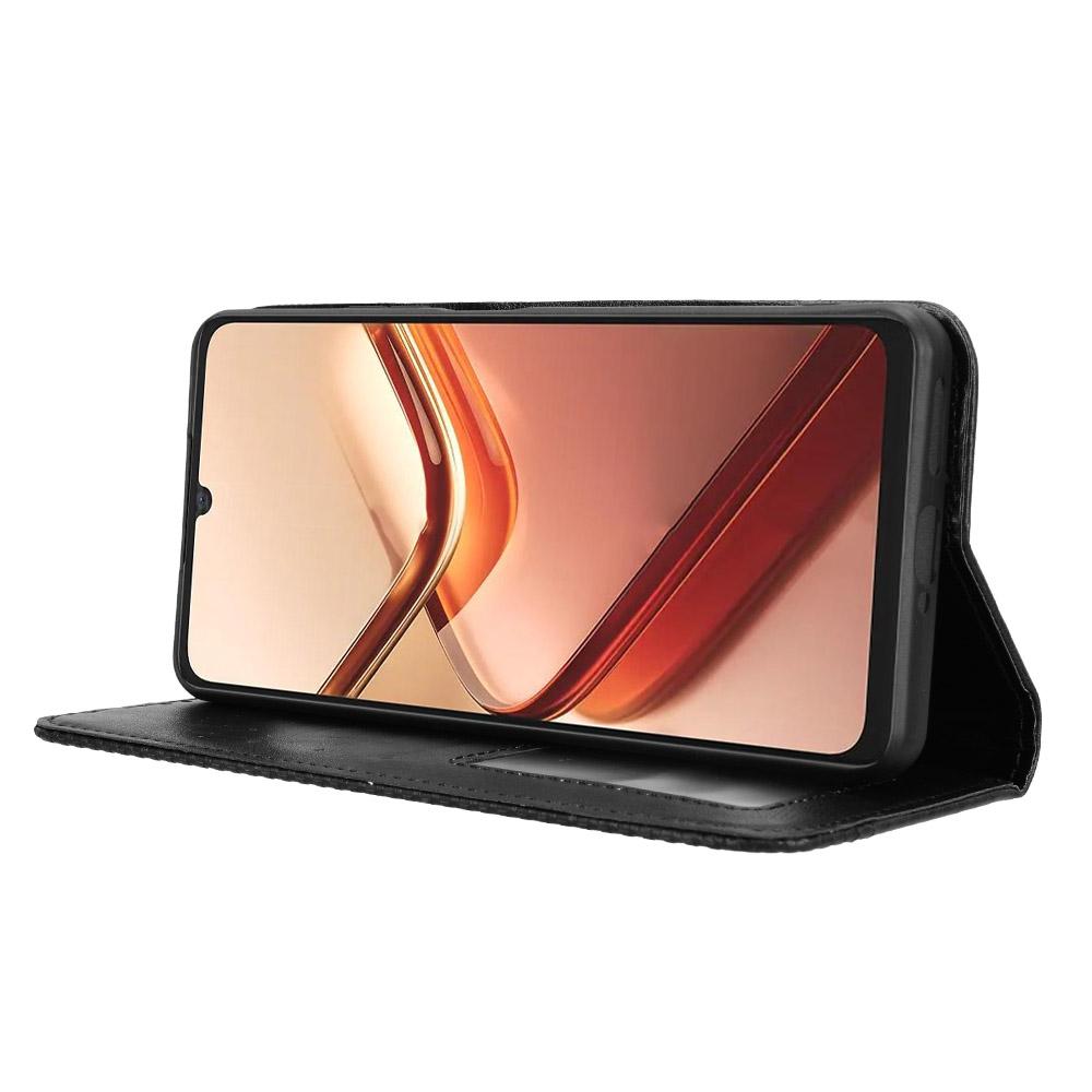 Для Doogee Note 58 Pro/Note 58 Чехол Кошелек Подставка Кожаный Чехол для Телефона с Ретро Текстурой