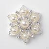 10pcs DIY Decorative Buttons Alloy Flatback Rhinestone