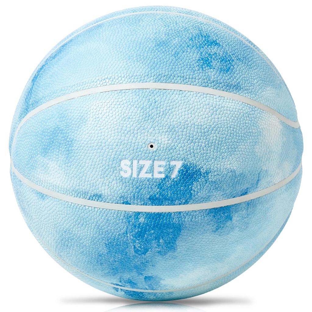 Size 7 Practice Ball for High and Middle School PU Waterproof for Indoor and Outdoor Use Basketball, Indoor/Outdoor Boys, Adults, College, School,