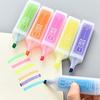 6 Colors Marker Liquid Highlighters Kawaii Gifts For Students Taking Notes Lovely Painting Office School Supplies Stationery
