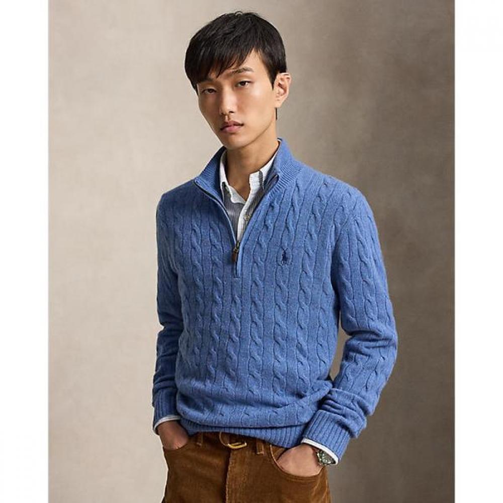 Polo Ralph Lauren Men S Cable Knit Quarter Zip Sweater mnpoSwe16822710400