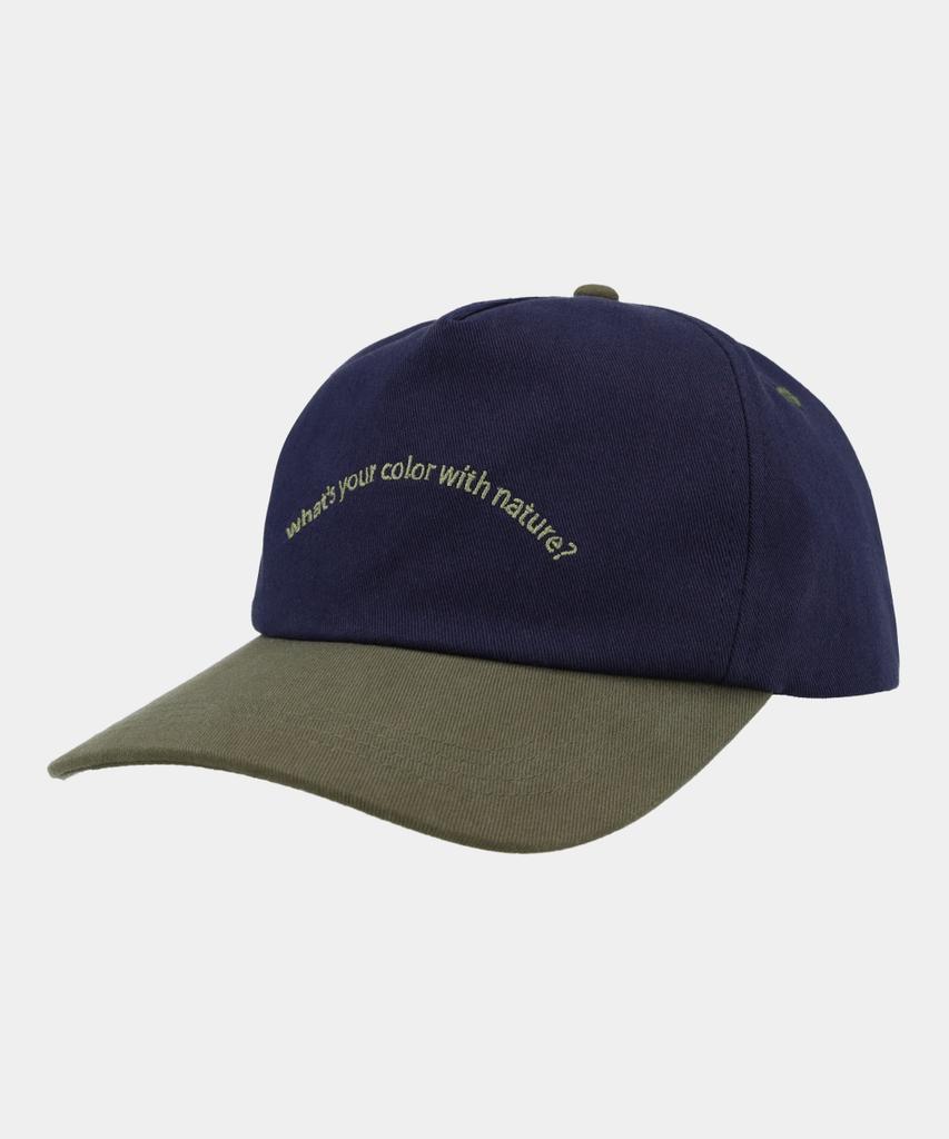 Бейсболка Haisan Slogan 5P (Синий/Хаки)