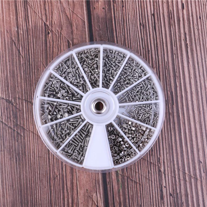 1000 шт., небольшой набор из 12 видов винтовых гаек, электроника