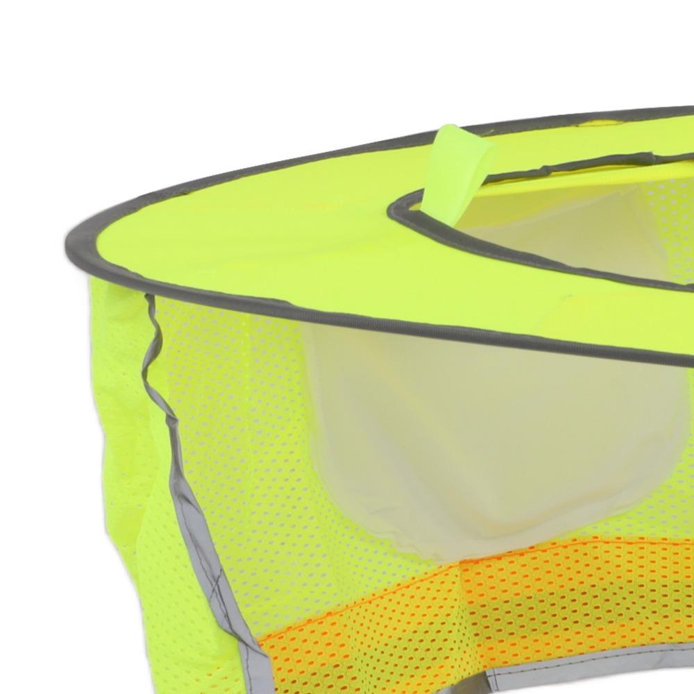 3PCS 43cm Diameter Hard Hat Sun Shield With Breathable Mesh Helmet Sun Shade, for Construction Site
