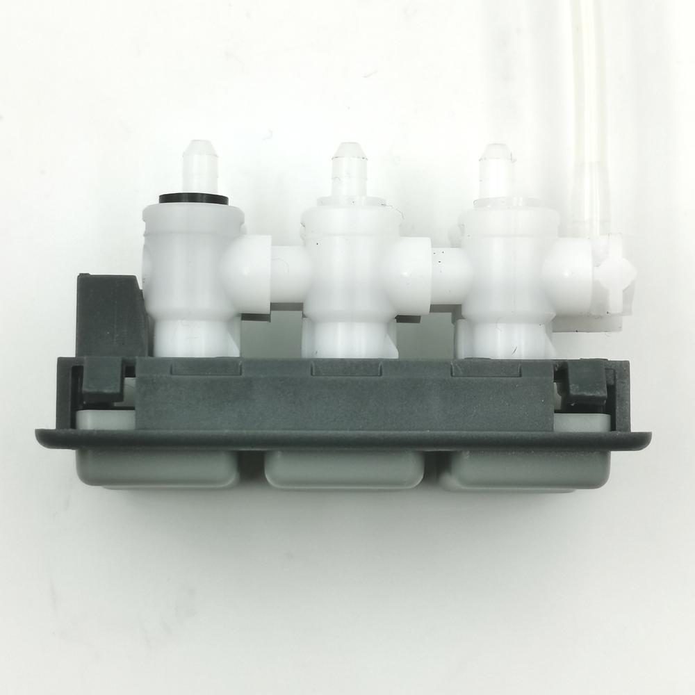 OE:29074-02/04E 81623986093 42538404 Truck Seat Lumbar Adjustment IPS Valve 3 Buttons For ISRI/MAN/IVECO (Gray Color)