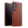 Melkco Glossy Oil-Wax Leather Phone Case For Samsung Galaxy S25 Ultra S25U Magnetic Wireless Charging Genuine Cowhide Hard Cover
