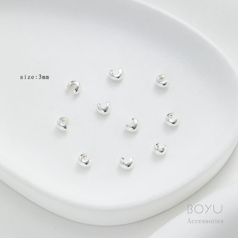 Застежка-зажим с позиционированием из 14-каратного золота для DIY жемчужного ожерелья - Защищающая цветная наконечник для бусин