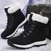 Winter Women’s Padded Boots Snow Boots Hiking Boots for Girl Boots Outdoor Waterproof Lightweight Women’s Winter Mid-calf Boots