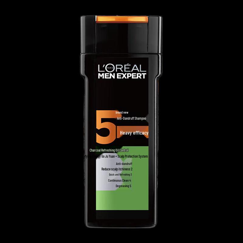 L'Oreal Men Expert Charcoal Oil Control Anti-Dandruff Shampoo