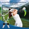 VR Sports Game Accessories Set, Golf Club, Table Tennis Paddle, Sword Grip Compatible with Meta Quest 3 Controller Accessories for Beat Saber/Golf