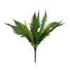 Artificial Plant Feel Soft Glue Giant Fern Leaves Persian Fern Plant Wall Fake Flower Green Plant Decoration