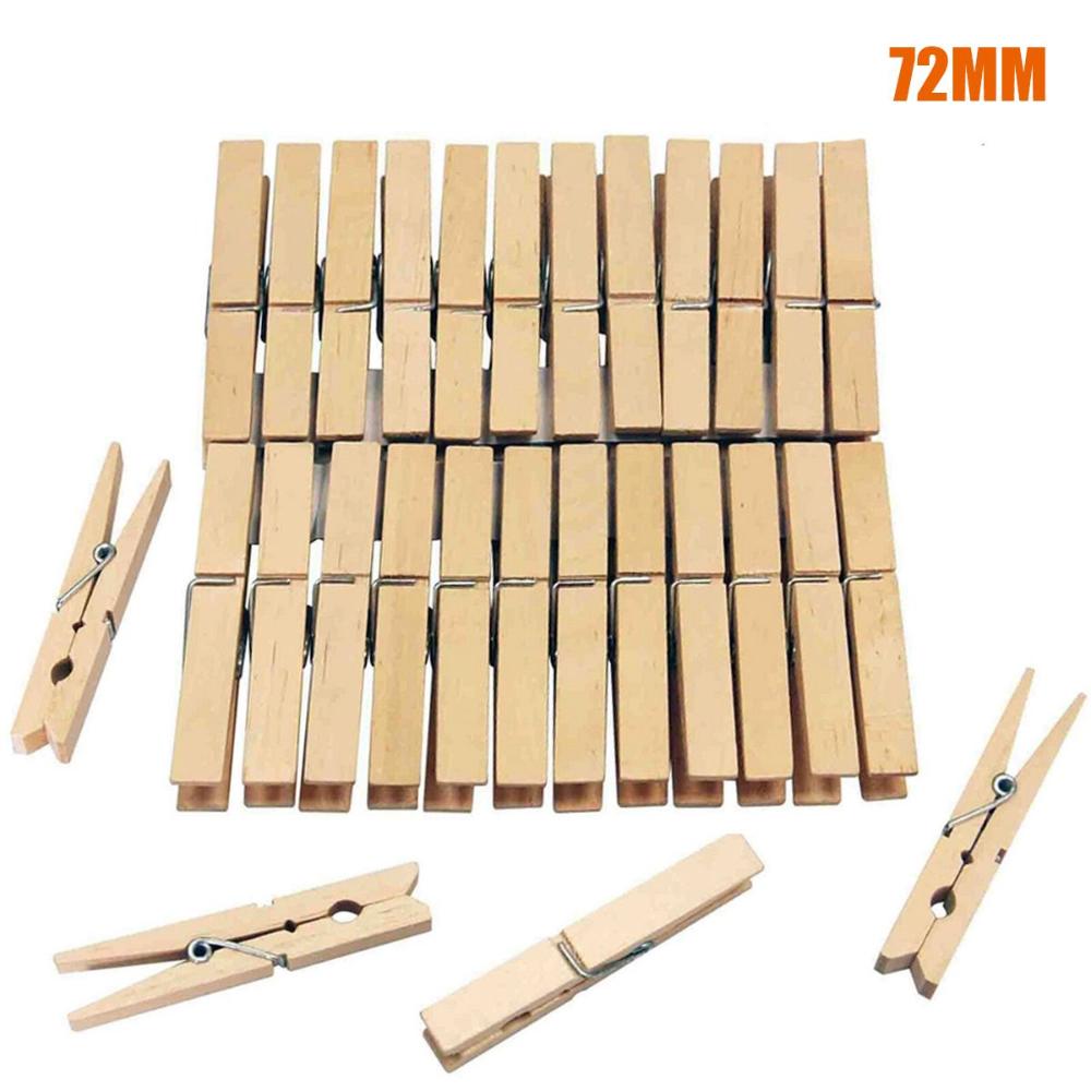 Office Natural DIY Party Wedding Wooden Photo Clips Clothespin Clothes Pegs Craft Decoration