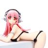Cartoon Car Phone Holder Bikini Beach Girl Rearview Mirror Sexy Ornament Car Dashboard Decoration Anime Car Accessories