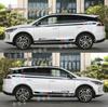 Наклейки для автомобилей BYD Qin PLUS/Song PRO/Han Tang: Цветные полоски для талии для украшения тела