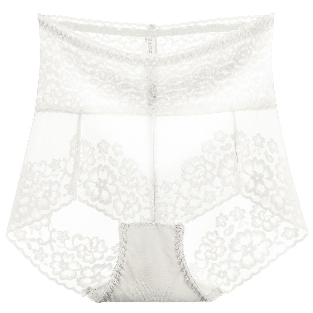 Женское нижнее белье для похудения, трусики, бесшовные прозрачные кружевные трусики с высокой талией, сексуальные трусы