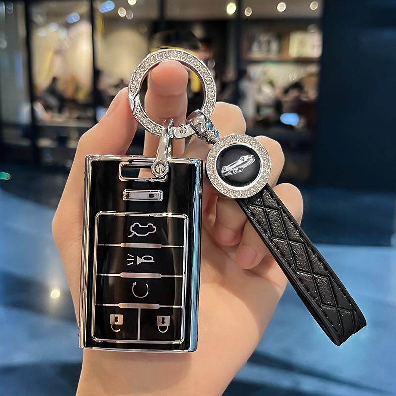 Чехол-брелок для Chevrolet C7 Corvette Cadillac DTS SLS SRX XLS STS Escalade CTS ATS 28T CTSV XTS TPU, чехол для дистанционного ключа автомобиля