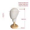 Foam Faceless Mannequin Head for Hat, Jewelry, and Wig Display with Pin Insertion Capability