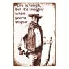 A Metal Tin Plaque (12x8 Inches/30x20 Cm), Legendary Cowboy Poster Artwork, Waterproof and Dustproof, Fun Home Wall Decor