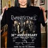 Новый! Evanescence 30-й Юбилей Черная Футболка Унисекс Концертная S - 5XL SG013 Унисекс Футболка