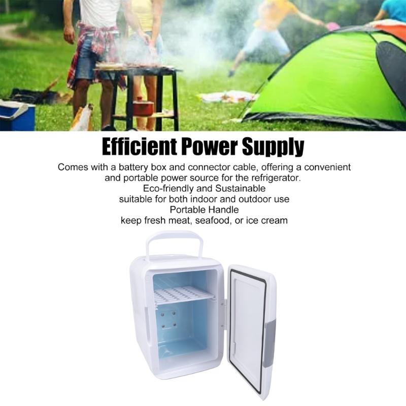 Солнечное охлаждение Портативный солнечный холодильник с аккумуляторным отсеком Рыбалка Солнечный холодильник Энергоэффективный холодильник для приключений на открытом воздухе