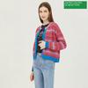  Benetton цветной полосатый вязаный кардиган Bakca4341 Pk