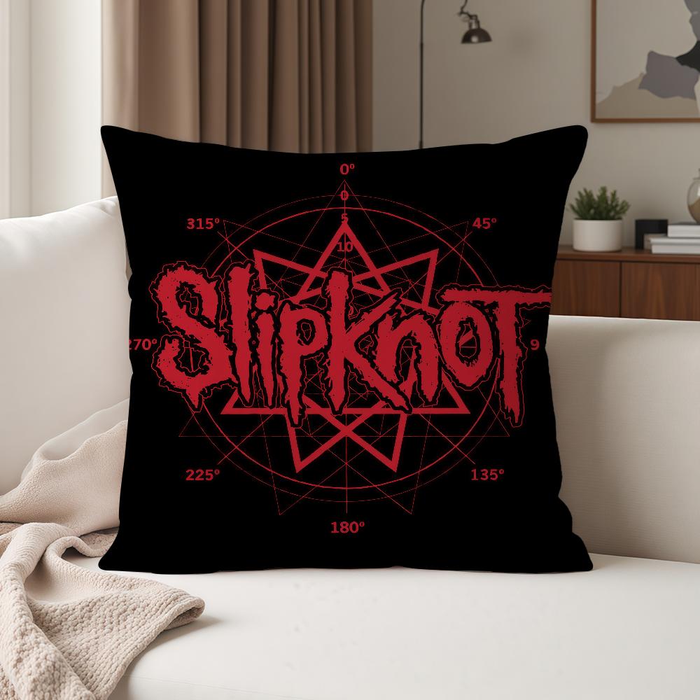 S-Slipknot Подушка с изображением Heavy Mental Music Наволочка Подходит для Спален Гостиных Автомобилей Домашний Декор