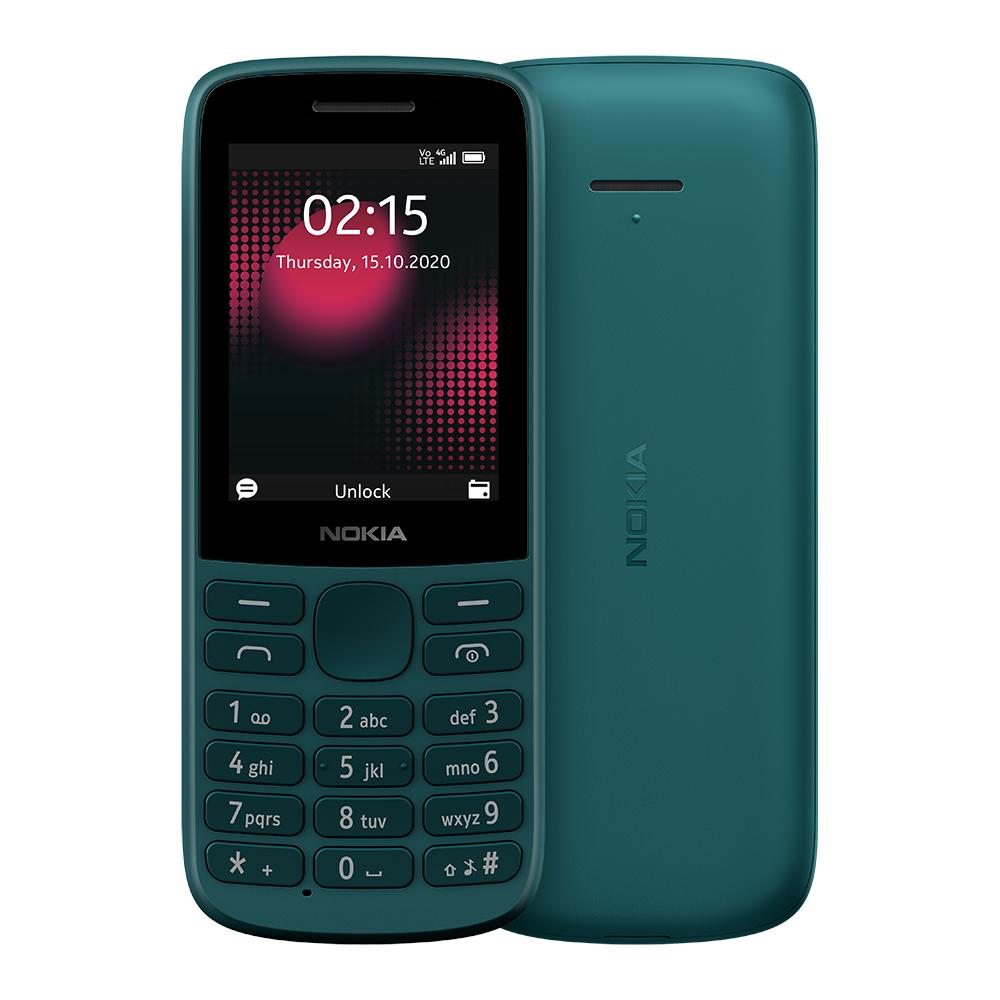 Восстановленный Nokia Original Nokia 215 4G  (2020) Мобильный телефон LTE 4G с одной/двумя SIM-картами