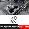 Для Hyundai Tucson NX4    2024 Панель-крышка накладка на центральную консоль, блок переключения передач, Декоративные элементы, Аксессуары для интерьера