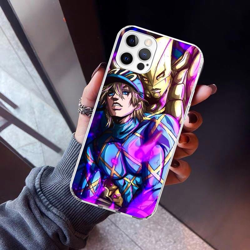 JoJo Adventure Dio Diego Brando Phone Case For iPhone 17 Air 11 13 Mini 14 15 Plus 16 12 Pro Max 16E SE 7 8 Pattern Soft TPU Bac