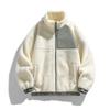 Winter New Trendy Lamb Fleece Jacket Couple Style Jacket Plus Velvet Thickened Warm Sweatshirt