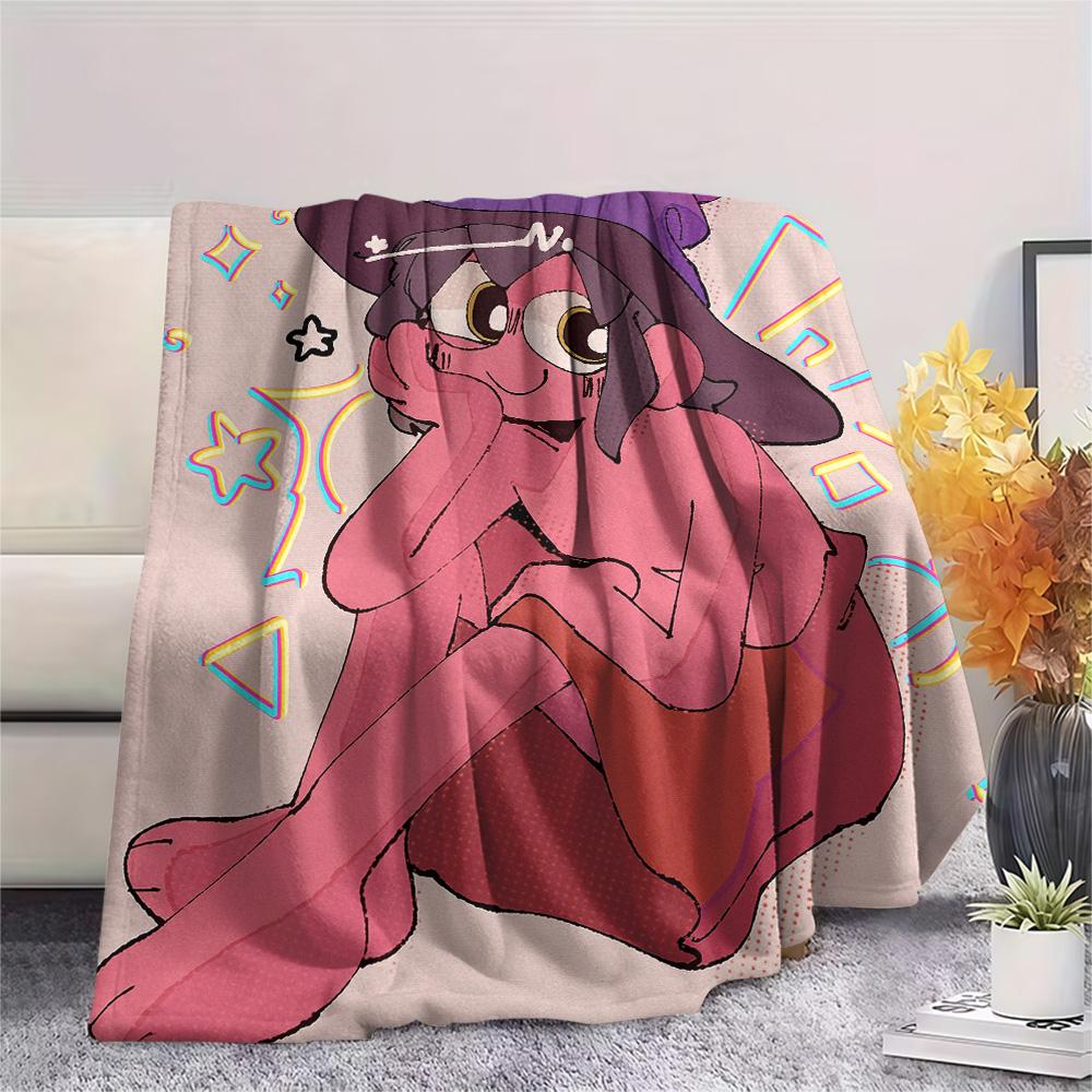 Gilroy Print Flannel Blanket, High quality Comfortable for All Seasons, Home Decor, Warmth and Comfort