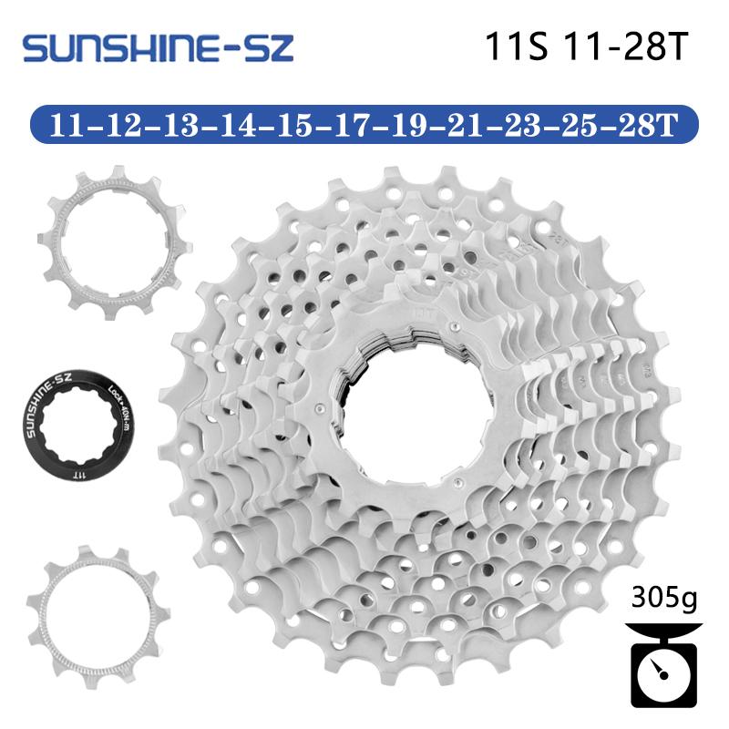 SUNSHINE шоссейный велосипед кассета 12 В 11 В 10 В 9 В 8 В звездочка 12 11 10 9 8 скоростей велосипедная трещотка свободного хода HG взаимосвязь