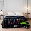 Geometric Abstract Triangles Design Blanket Flannel blanket for bedroom, living room, sofa, and nap sofas