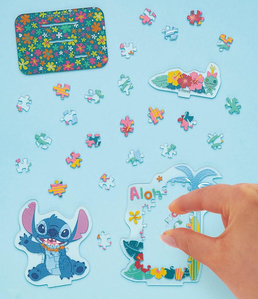 Пазл x Акрил Beverly 32 детали Disney Акриловая подставка Pop Stitch Алоха [Подставка для пазла] SP-039