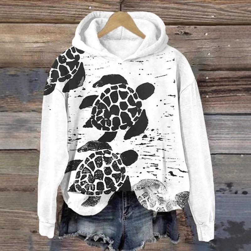 Womens Oversized Crewneck Sweatshirt With 3D Dog Print Christmas Collection