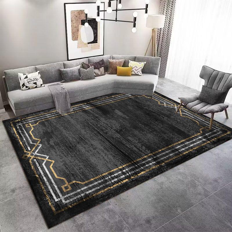 Minimalistic Carpet For Living Room Slip Resistant Rug For Sofa And Coffee Table Bedroom And Study Floor Mat Stylish Area Rug