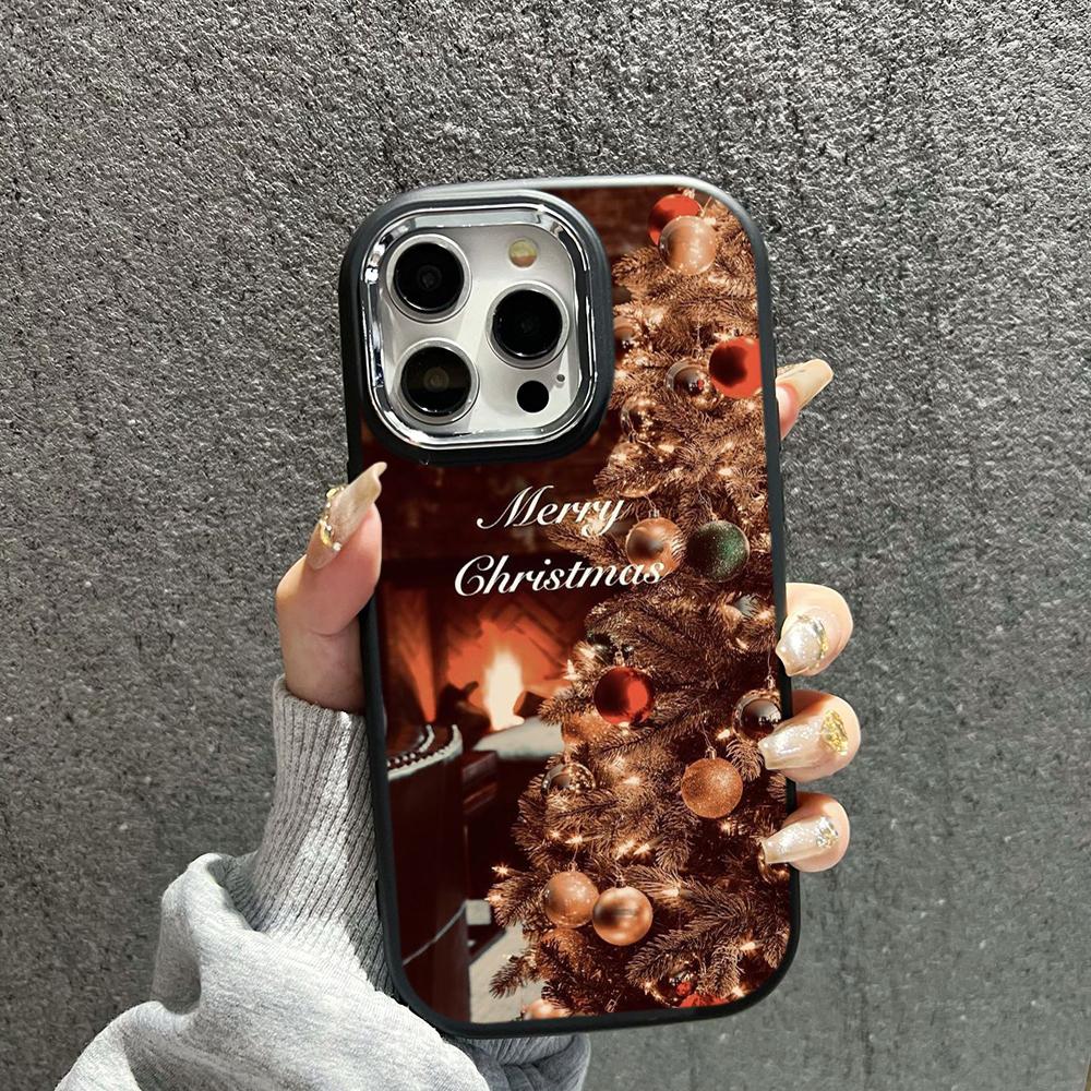 Мягкие чехлы для телефонов N112 с рождественским дизайном для iPhone 16 Pro Max Xiaomi 11 Lite 5G NE Redmi Note 11s с покрытием 13C, защитная задняя крышка для камеры