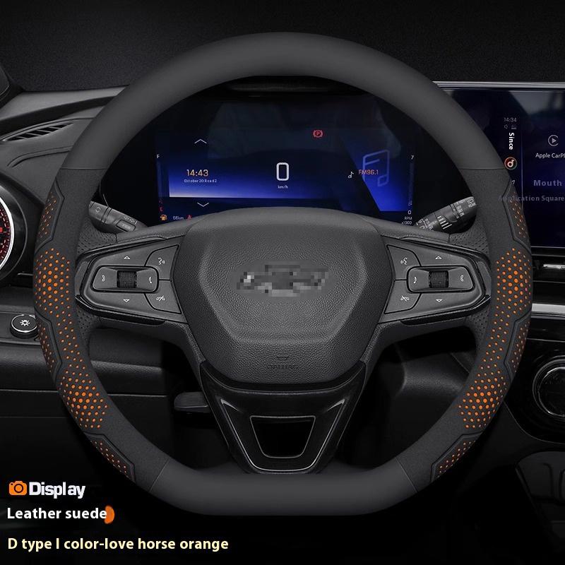 Для Chevrolet Cruze Bolt Aveo Spark Onix Captiva Cavalier Чехол на руль автомобиля из углеродного волокна Замши Микрофибры Автоаксессуары