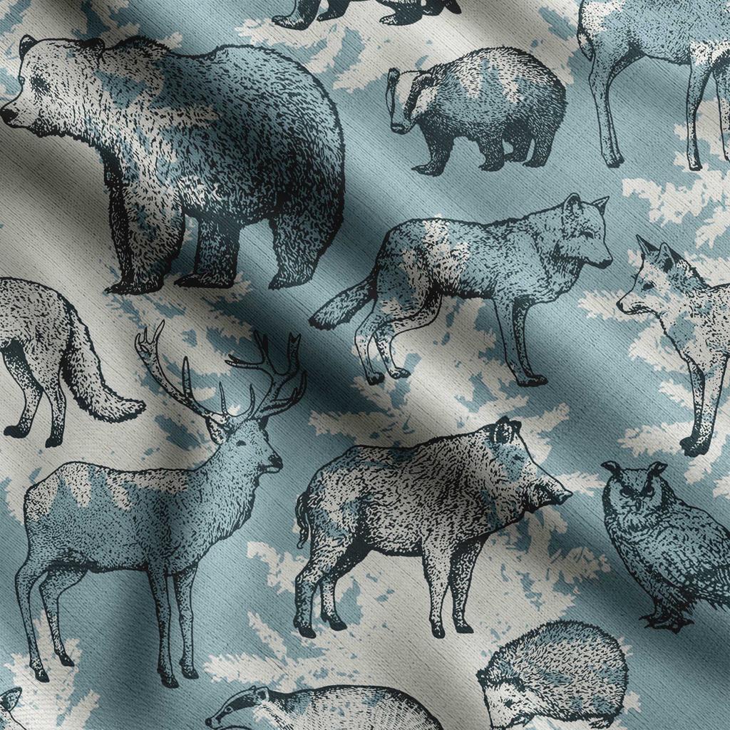 Soimoi Животный принт, хлопковый батист, ткань для квилтинга, продаваемая во дворе шириной 42 дюйма, хлопчатобумажная ткань средней плотности, швейные принадлежности,